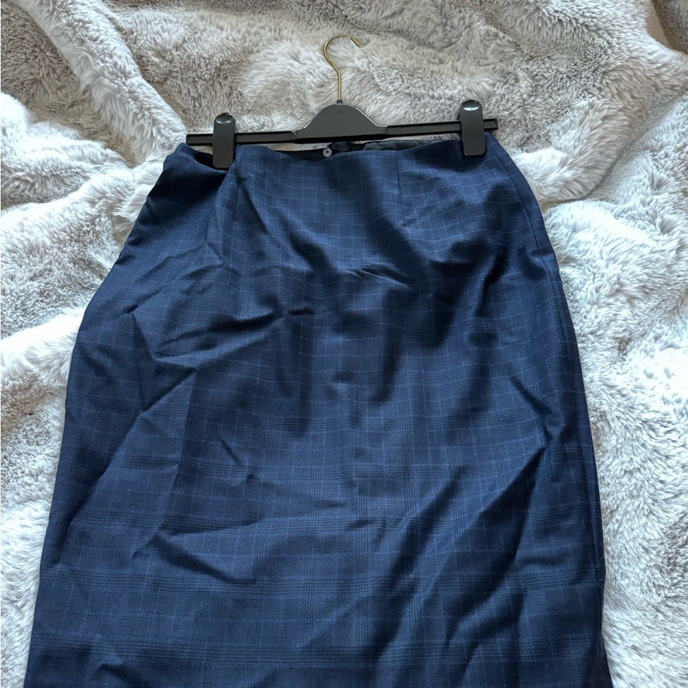 Brooks Brothers Navy Pencil Skirt
